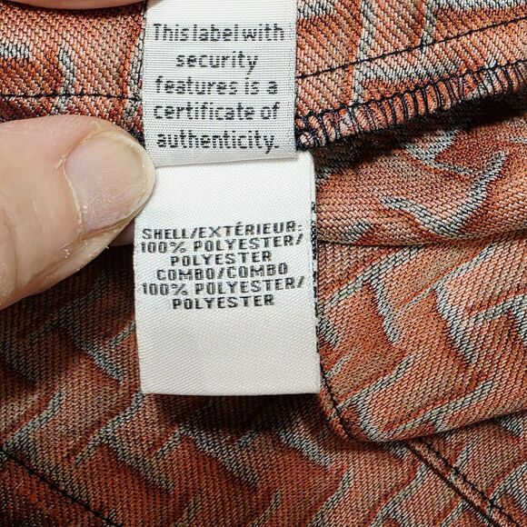 Diane von Furstenberg "Ava" Geometric Pleated Two Pattern Skirt MSRP $345. Sz 10 - Picture 10 of 12